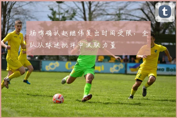 杨鸣确认赵继伟复出时间受限，全队从球迷批评中汲取力量